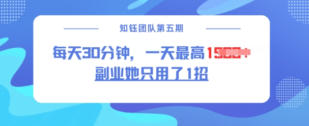 副业她只用了1招，每天30分钟，无脑二创，一天最高1.5k-一品创网