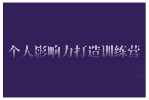 个人影响力打造训练营，掌握公域引流、私域运营、产品定位等核心技能，实现从0到1的个人IP蜕变-一品创网