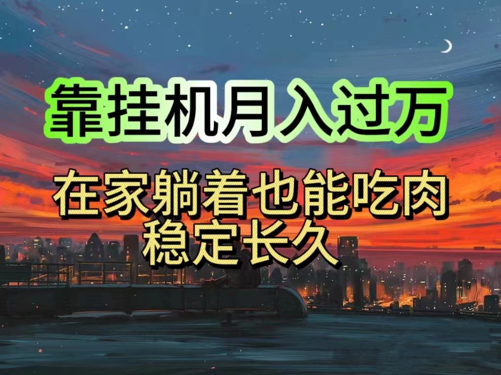挂机项目日入1000+，躺着也能吃肉，适合宝爸宝妈学生党工作室，电脑手…-一品创网