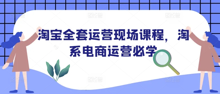 淘宝全套运营现场课程，淘系电商运营必学-一品创网