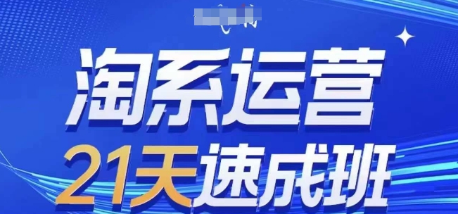淘系运营21天速成班(更新25年2月)，0基础轻松搞定淘系运营，不做假把式-一品创网