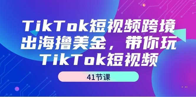 TikTok短视频跨境出海撸美金，带你玩TikTok短视频(41节课)-一品创网
